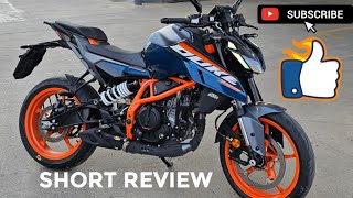 KTM Duke 390 2024  short review  Adjustable Suspension