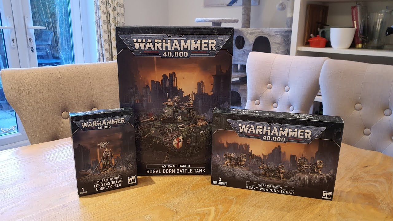 Unboxing: New Imperial Guard /Astra Militarum - Warhammer 40k 