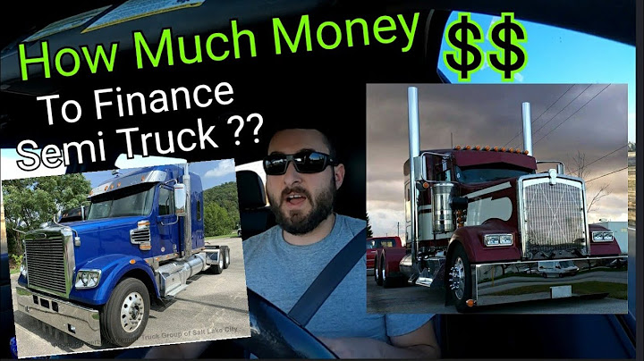 How much does it cost to lease an 18 wheeler