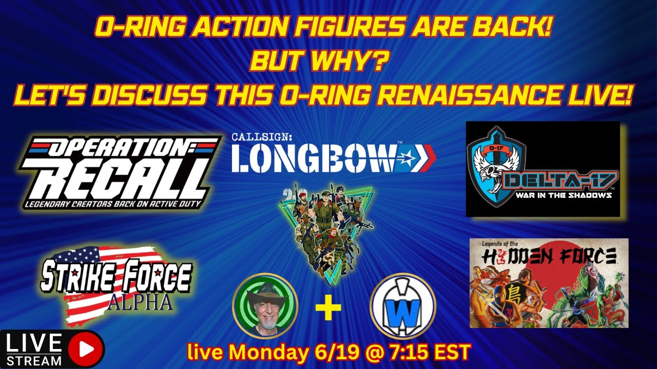 Oring action figures Renaissance! Special preview from Delta 17 and
