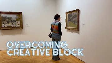 How to overcome creative block! | Art Studio VLOG 4