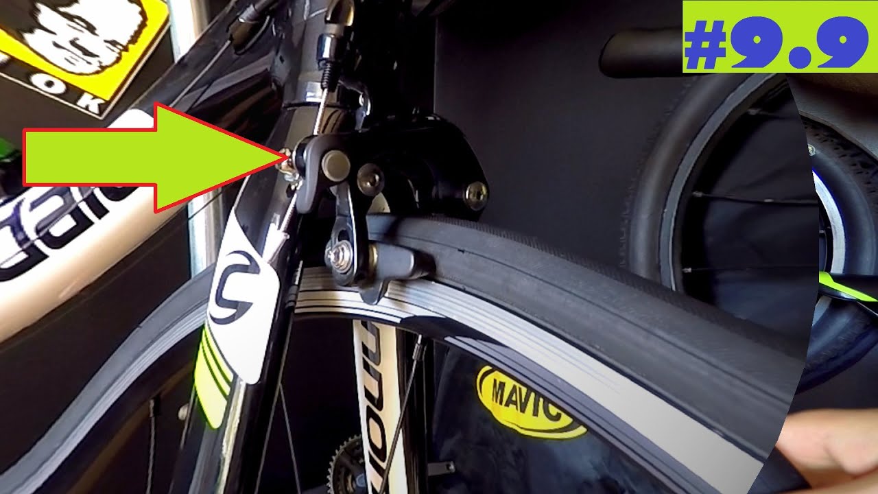 How to remove wheel road bike with Shimano / Sram, Campagnolo brakes YouTube