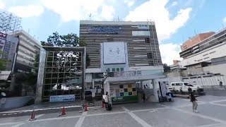[VR 360] 東新宿站A1出口走到JR新宿站東口(經花園小徑)