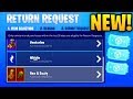 How To Return An Item In Fortnite Battle Royale