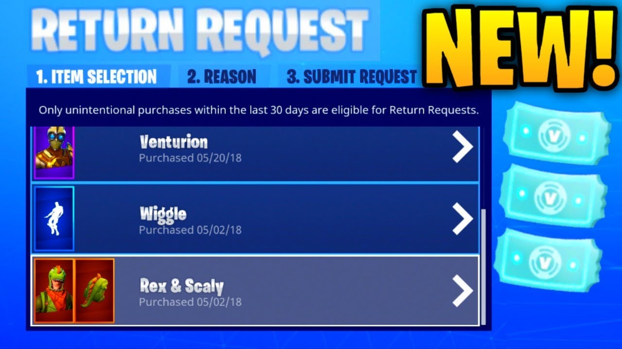 How to return an item in fortnite battle royale