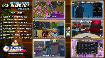 NCHub Special Edition #1.0 - FiveM QBCore Files - [NoPixel V4.0 Inspired] - [Latest QBCore 2024]