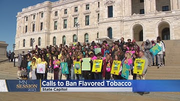 Students rally at Minnesota Capitol to support ban on flavored tobacco products