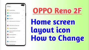 OPPO Reno 2F , Home screen layout icon How to change Home screen layout icon
