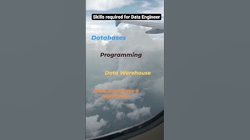 Skills required for Data Engineer| How to become a Data Engineer|
