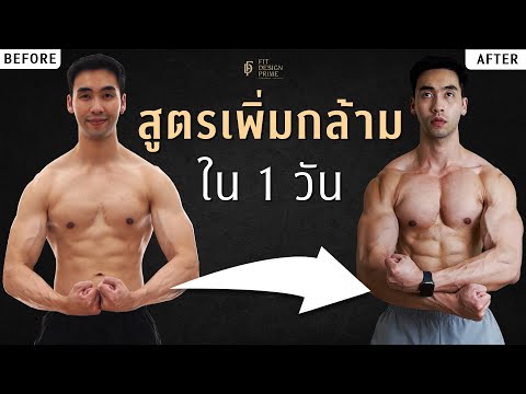 [#8] สูตรอาหารเพิ่มกล้ามเนื้อ ใน1วันต้องกินอะไรบ้าง I FIT DESIGN PRIME