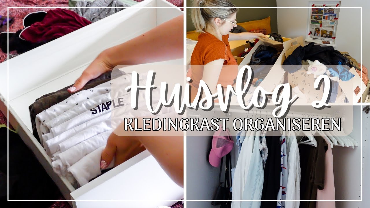 Kledingkast inruimen en organiseren | Platsa & Pax systeem | HUISVLOG 2 ...