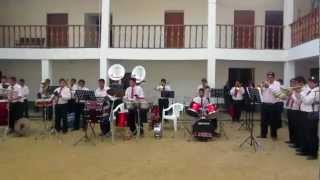 BANDA DE MUSICOS - LA UNICA DE MARCARA 2012 - CUMBIA AGUA MARINA - FUERZA PERÚ