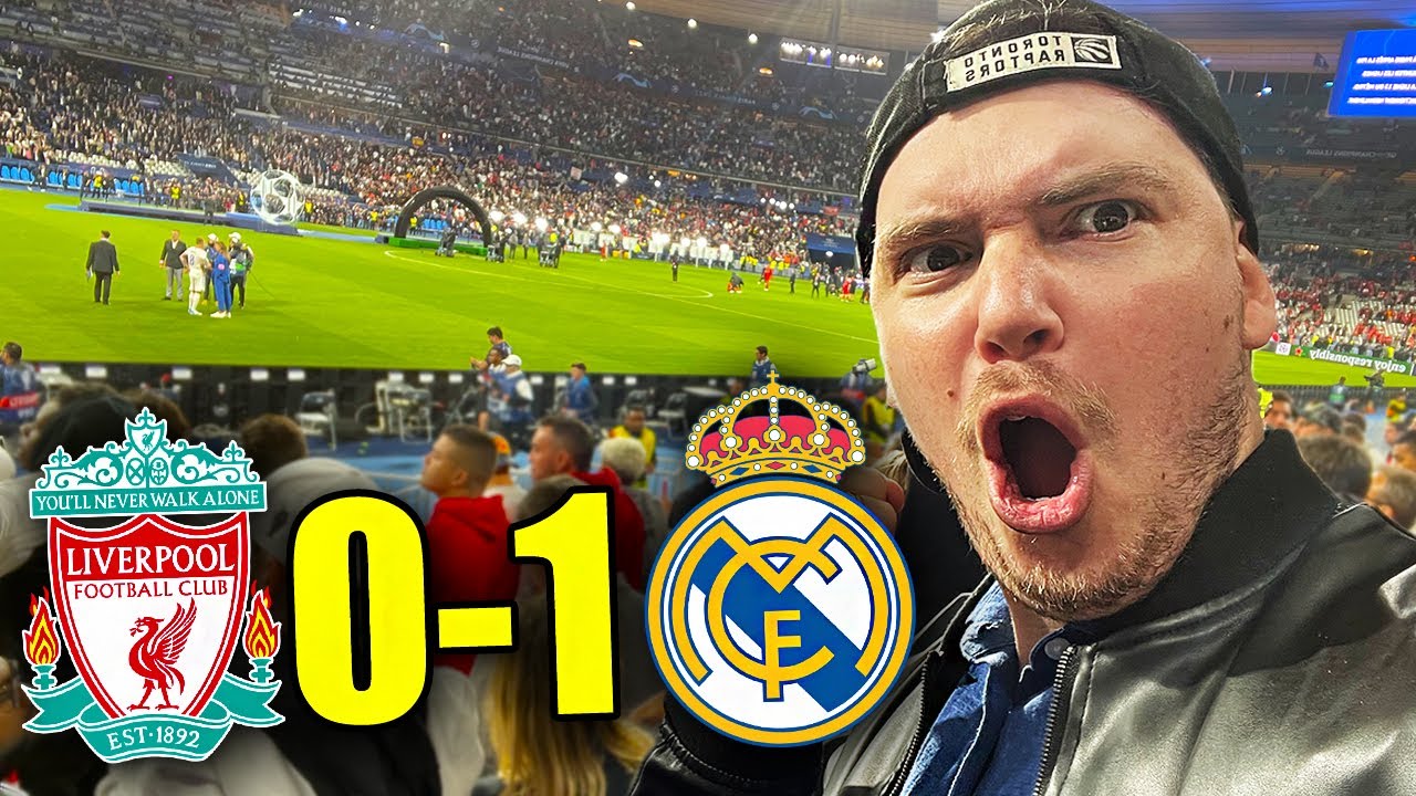 LIVERPOOL vs REAL MADRID 0-1 - REAZIONE FINALE CHAMPIONS LEAGUE 2022 dallo STADIO