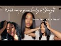 HOW TO: SILK PRESS NATURAL HAIR AT HOME| CURLY TO STRAIGHT + PREVENT HEAT DAMAGE