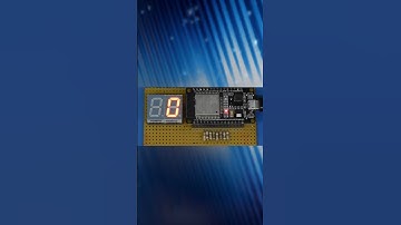 Hexadecimal Down-Counter on 7-Segment Display | ESP32 Tutorial #arduinoproject #downcounter