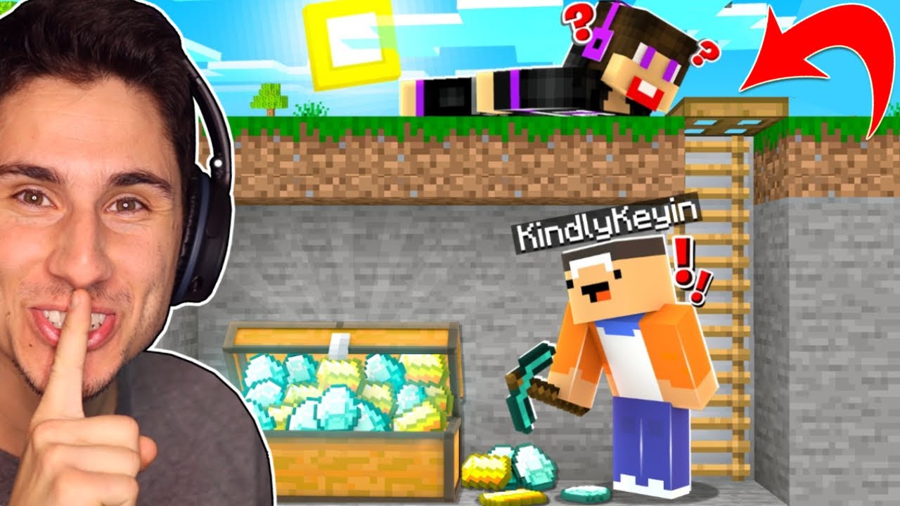 I BROKE INTO Kindly Keyin's SECRET BASE! (Minecraft SMP)