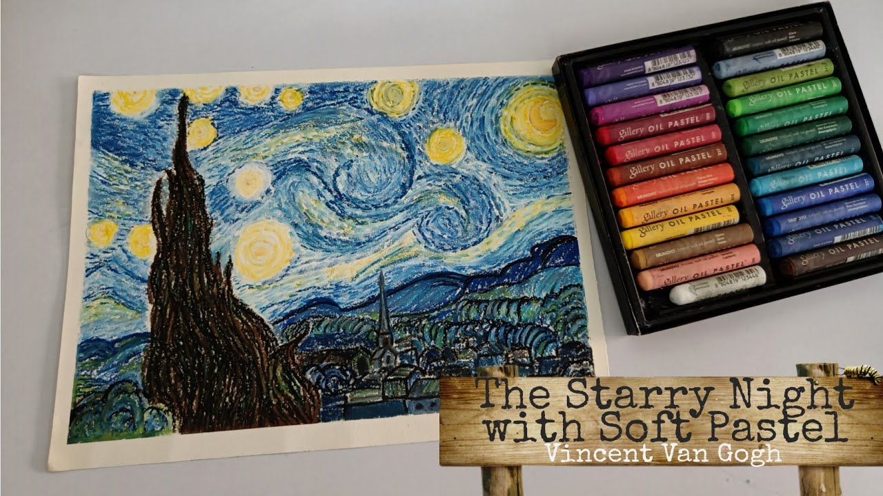 The Starry Night | Soft Pastel | Vincent Van Gogh - YouTube
