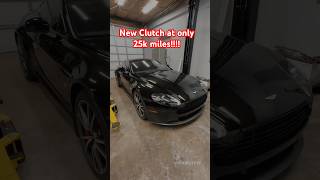 Aston Martin clutch replacement at 25k miles! #cars #howto #astonmartin