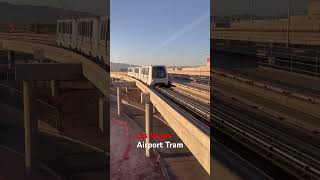 Las Vegas airport tram arrival for baggage claim