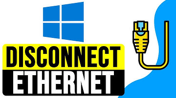 How to DISCONNECT ETHERNET/LAN Without Unplugging Cable in Windows 10 2025 | Disable Ethernet