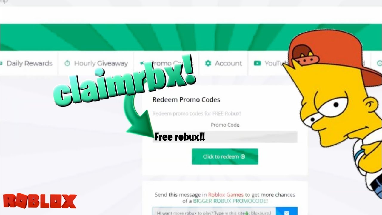 3 Code Robux Promocodes Claimrbx Youtube - how to claim robux for free claimrbx com youtube