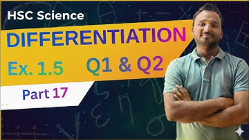 Differentiation Ex 1.5 | chapter 1| 12th maths science| shabbir sir |#secondorderderivative #maths 