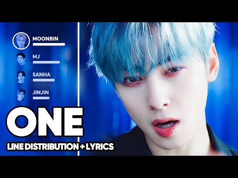 ASTRO - ONE (Line Distribution + Lyrics Color Coded) PATREON