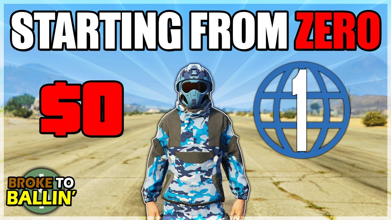 STARTING FROM LEVEL 1!!! | BROKE TO BALLIN' #1 - GTA Online E&E