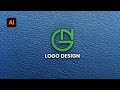 GN logo design in illustrator for beginners | logo design in illustrator tutorial | team graphics
