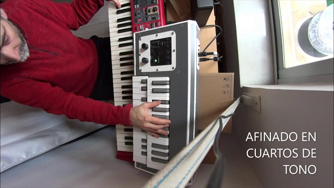 microtonal midi keyboard - YouTube