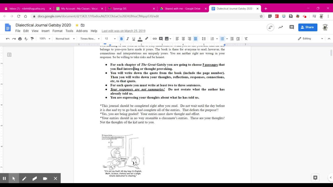 How to Complete Your Dialectical Journal - YouTube