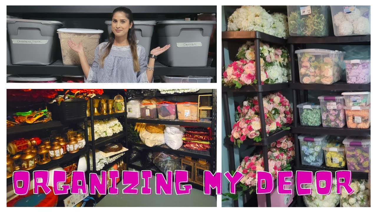 How I Organized my Decor - Decor Storage at Home