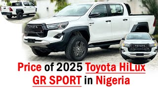 Specs and price of 2025 Toyota HiLux GR SPORT in Nigeria