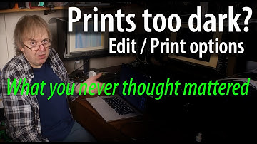 More reasons your prints look too dark. Edit settings. How to print dark images taken at night