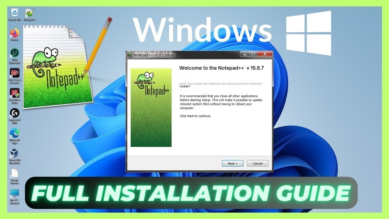 🔥 How to Download & Install Notepad++ on Windows 10/11 (2025) | Step-by ...