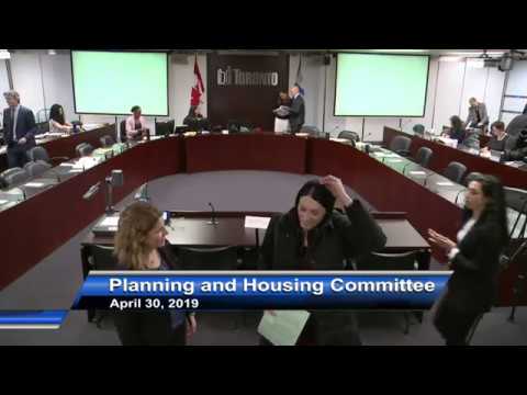 Planning and Housing Committee - April 30, 2019