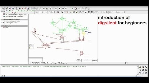 PowerFactory-DIgSILENT tutorial #1. introduction of digsilent for beginners.