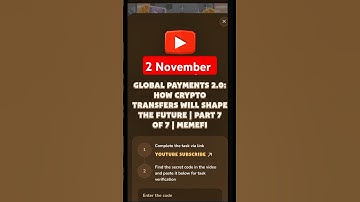 Global Payments 2.0: How Crypto Transfers Will Shape the Future | Part 7 of 7 | MemeFi code