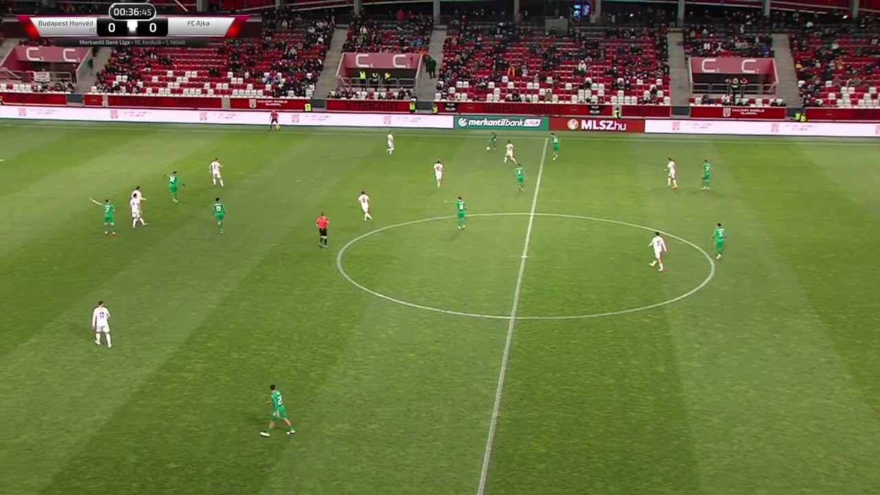 Benjamin Bacsa 2006 CB vs Budapest Honved - All touches