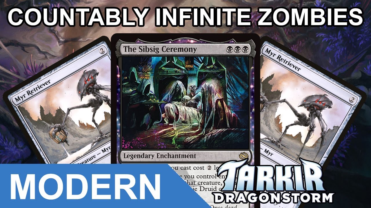 INFINITE ZOMBIES ON TURN 3?? | Sibsig Ceremony Combo | Draft Punks | MTG Modern | Magic Online