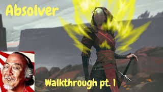 Absolver: Absolver walkthrough with commentary! Poomcheese learns the basics!