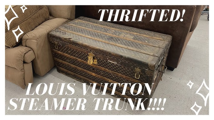 Louis Vuitton GRAND REVEAL: Courrier Lozine 110 Malle Trunk in Monogram  Eclipse 