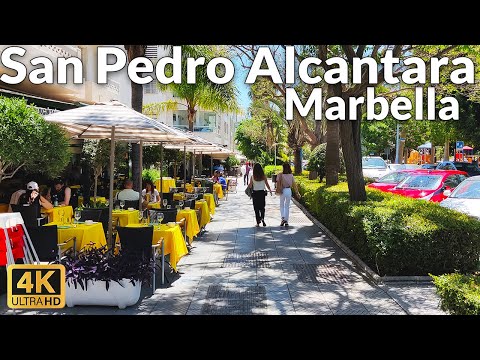 Scenic Walking Tour of San Pedro de Alcántara, Marbella, in May 2023 (4K Ultra HD, 60fps)