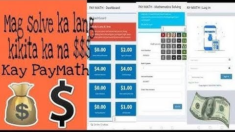 Paymath it works via browser !!