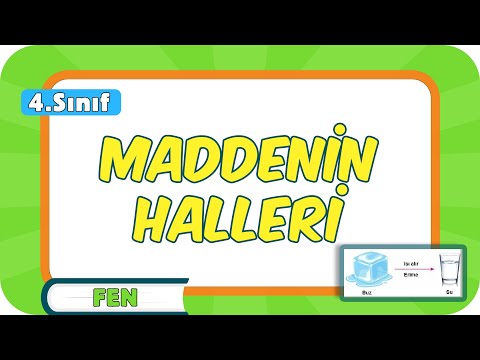 Maddenin Halleri 📗 4.Sınıf Fen #2024