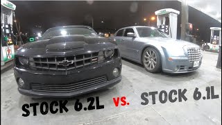 CAMARO SS VS CHRYSLER 300 SRT8! (SHOCKING RESULTS!) 😱