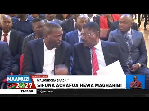 Wetangula, Mudavadi waondoka Sifuna alipoanza kuzungumza kwenye Ibada ya wafu ya Burudi Nabwera