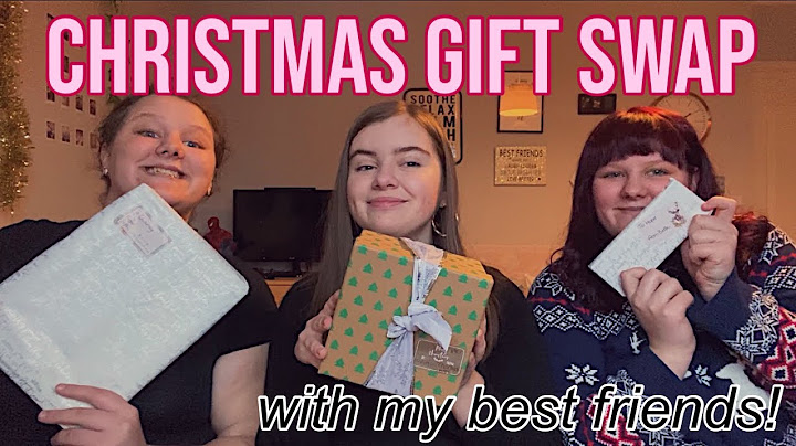 CHRISTMAS GIFT SWAP WITH MY BEST FRIENDS! | christmas gift exchange 2020
