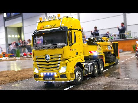 COOL RC RACE TRUCK TRANSPORT MERCEDES-BENZ ACTROS, RC TRUCKS, RC