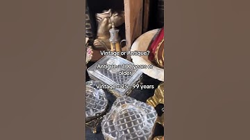 Thumbnail of Just a friendly reminder! 1925 and earlier is Antique! 2000 and earlier is Vintage! #antiques